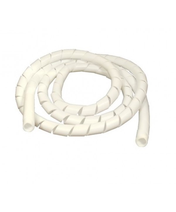 Tubo espiral branco - pct c/ 5 metros