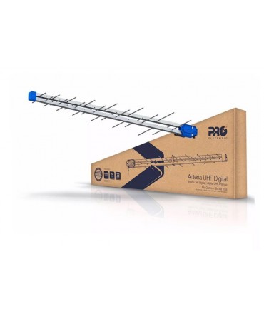 Antena LOG UHF 28 Elementos 14 DBI Black - Proeletronic Antena LOG UHF 28 El...