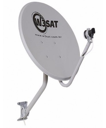 Antena banda KU chapa 60 cm ( sem lnbf ) Antena banda KU chap...