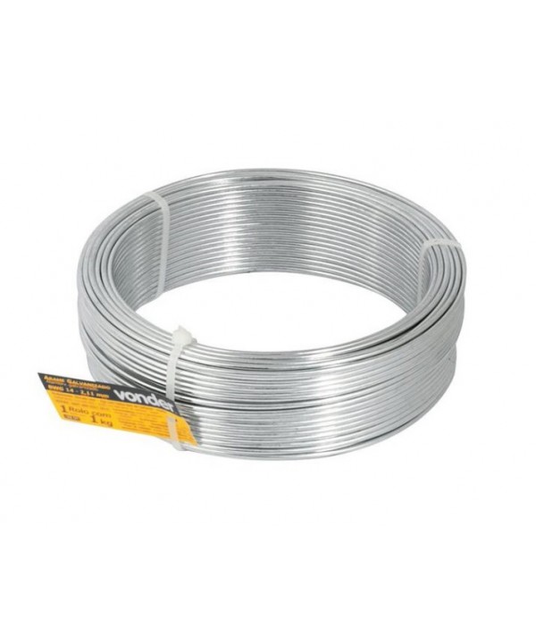 Arame galvanizado comercial BWG 14 2,11mm – Vonder