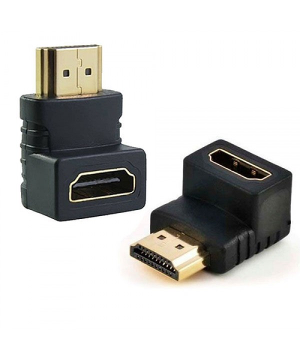 Adaptador HDMI 90º macho x femea