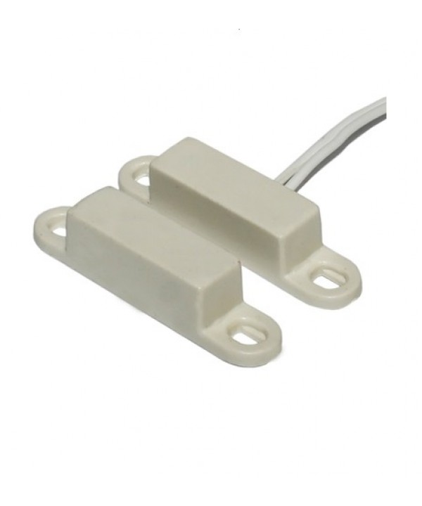 Reed switch de sobrepor com fio + ima branco