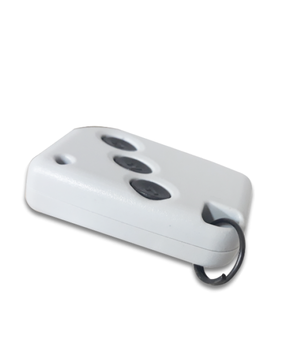 RADIO TRANS. COMPATEC CLONADOR FREQ. 433MHZ 3 BOTOES - CINZA