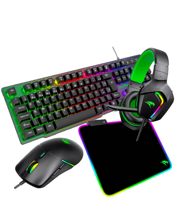 COMBO NAJA HEADSET, TECLADO, MOUSE E MOUSEPAD