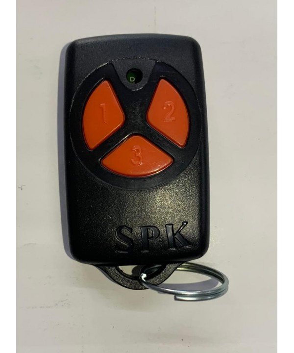 CONTROLE FREQ. 433MHZ CHAVEIRO 3 BOTOES CRISTAL - SPK