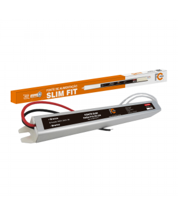 FONTE SLIM 12V 3 Ah - 4 Ah - 5Ah - FC FONTES